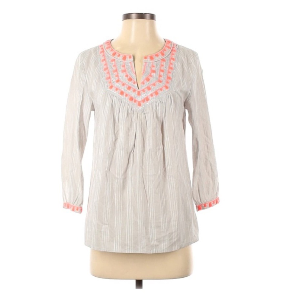 SZ XS Vineyard Vines Long Sleeve Blouse